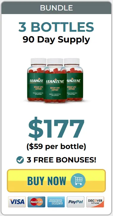 Leanzene three bottles order
